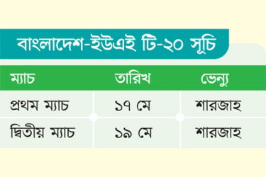 আমিরাত সফরের সূচি চূড়ান্ত