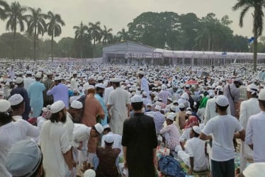 হেফাজতের মহাসমাবেশ শুরু