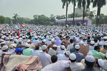 দোয়ার মাধ্যমে শেষ হলো হেফাজতের মহাসমাবেশ