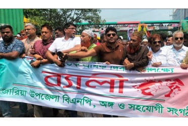 মুুন্সিগঞ্জে আন্তর্জাতিক শ্রমিক দিবস উপলক্ষে বিএনপির র‍্যালি