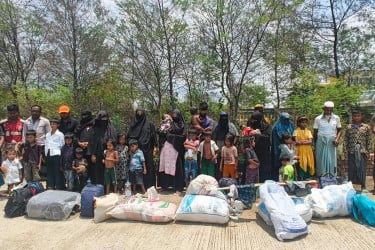 ভাসানচর থেকে পালানো ৩৫ রোহিঙ্গা চট্টগ্রামে আটক