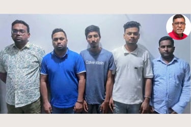 সাবেক স্বাস্থ্যমন্ত্রীর গুলশানের বাসা থেকে ছাত্রলীগ-যুবলীগের ৫ নেতা গ্রেফতার