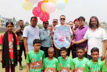 নওগাঁয় মাসব্যাপী সাঁতার ও অ্যাথলেটিক্স প্রশিক্ষণের উদ্বোধন