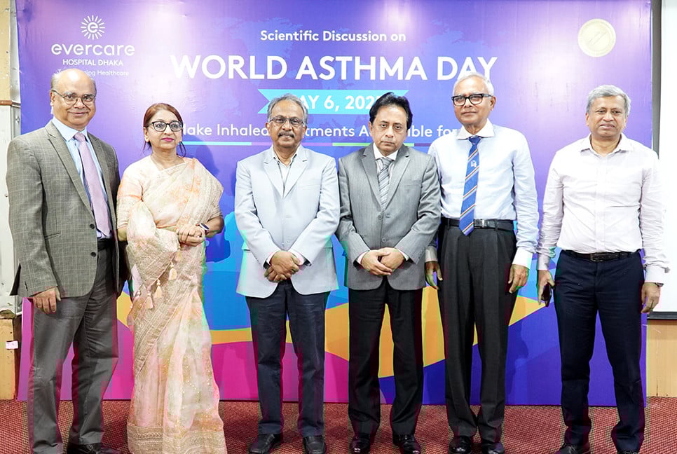 এভারকেয়ার হসপিটাল ঢাকাতে বিশ্ব অ্যাজমা দিবস পালিত