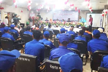 নেত্রকোনায় গ্রাম পুলিশ বাহিনীর সদস্যদের মাসব্যাপী প্রশিক্ষণ শুরু