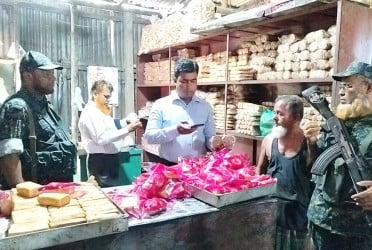 চাঁদপুরে ভোক্তার অভিযানে ৪ প্রতিষ্ঠানকে জরিমানা