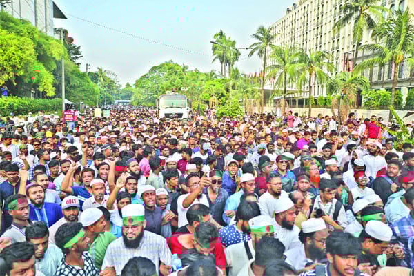শাহবাগ ব্লকেড ছাত্র-জনতার