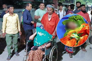 চলন্ত ট্রেনে সন্তান প্রসব, মা-নবজাতক হাসপাতালে ভর্তি
