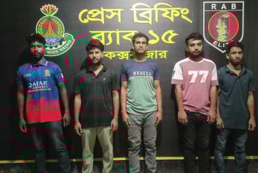 রাজশাহীর হত্যা মামলার ৫ আসামি কক্সবাজারে গ্রেফতার