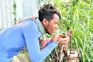 টাঙ্গাইলে তীব্র তাপদাহে জনজীবন বিপর্যস্ত