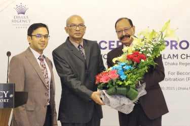 পিসিএ’র সদস্য হওয়ায় বিচারপতি মইনুল ইসলাম চৌধুরীকে ঢাকা রিজেন্সির শুভেচ্ছা