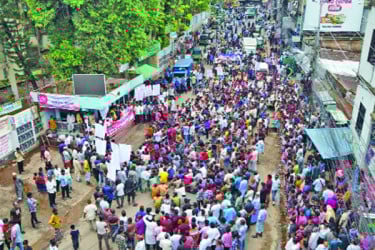 ইউপিডিএফ নিষিদ্ধের দাবিতে রাঙামাটিতে মহাসমাবেশ