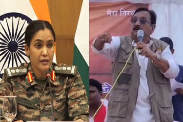 ভারতের আলোচিত কর্নেল সোফিয়াকে ‘সন্ত্রাসীদের বোন’ বললেন বিজেপি মন্ত্রী