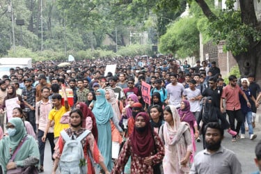 দাবি আদায় না হওয়া পর্যন্ত আন্দোলনের ঘোষণা জবি শিক্ষার্থীদের