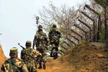 ঠাকুরগাঁওয়ে ঘাস কাটতে গিয়ে বিএসএফের হাতে বাংলাদেশি নাগরিক আটক