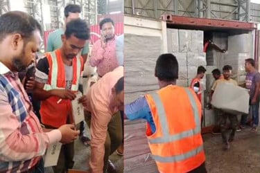 মোংলা বন্দরে পাঁচ কোটি টাকার অবৈধ সিগারেট জব্দ