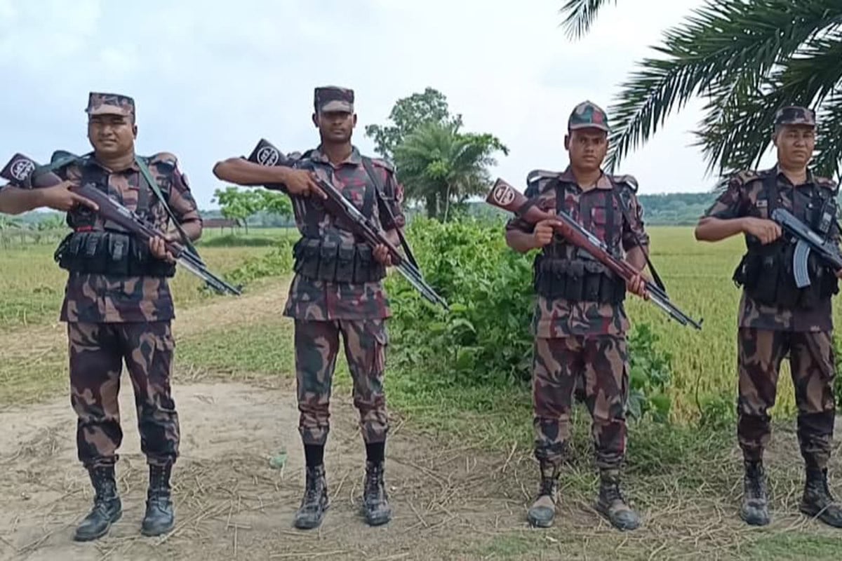 ব্রাহ্মণবাড়িয়া সীমান্তে পুশইনের আশঙ্কায় বিজিবির টহল জোরদার