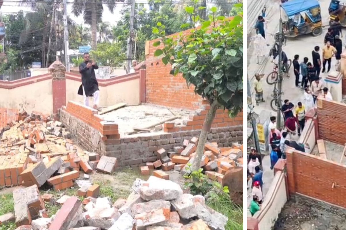 ময়মনসিংহে রওশন এরশাদের বাড়ি ‘সুন্দর মহল’ ভাঙচুর