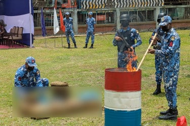 টেকনাফে উদ্ধার হওয়া ৪৬ কোটি টাকার মাদক ধ্বংস
