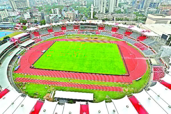 হামজাদের জন্য প্রস্তুত জাতীয় স্টেডিয়াম
