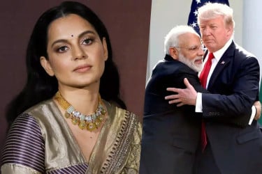 ট্রাম্পকে ‘আলফা মেল’ বলে কটুক্তি করে কটাক্ষের মুখে কঙ্গনা