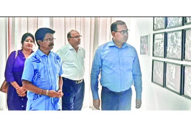 শিল্পকলার আয়োজনে আর্টক্যাম্প ও প্রদর্শনী