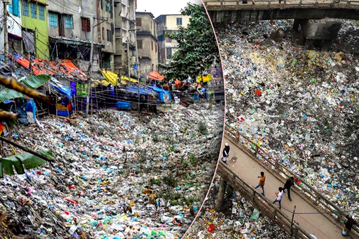 দখল-দূষণে মৃতপ্রায় শুভাঢ্যা খাল