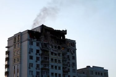 কিয়েভে একযোগে ২৭৩ ড্রোন হামলা