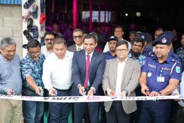 এক্সপ্রেস লেদার প্রোডাক্টসের অত্যাধুনিক কারখানা উদ্বোধন
