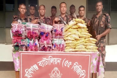 হবিগঞ্জে ৩ কোটি টাকার ভারতীয় পণ্য জব্দ