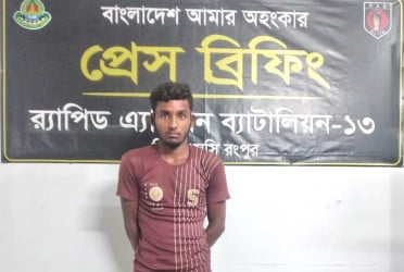 লালমনিরহাটে গৃহবধূ হাসিনা হত্যা মামলায় ছেলে গ্রেফতার