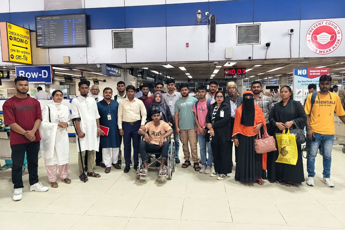 জুলাই অভ্যুত্থানে আহত আরও ৭ জনকে পাঠানো হলো থাইল্যান্ডে