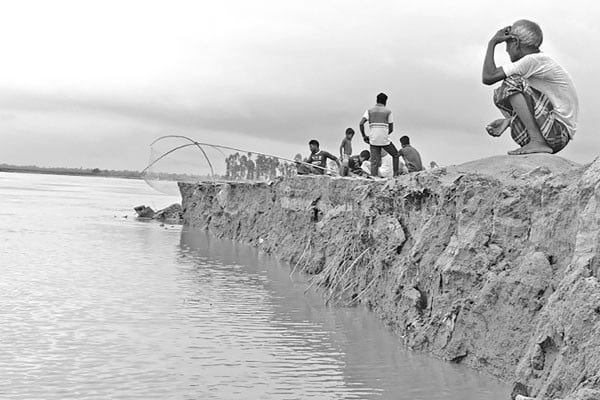 তিস্তা-ধরলায় ভাঙন, আতঙ্ক