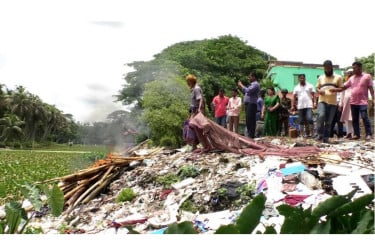 লক্ষ্মীপুরে জলাবদ্ধতা নিরসনে ডাকাতিয়া নদীর অবৈধ বাঁধ অপসারণ