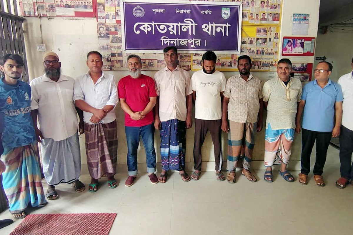 দিনাজপুরে আওয়ামী লীগ নেতা-কর্মীসহ ২৫ জন গ্রেফতার