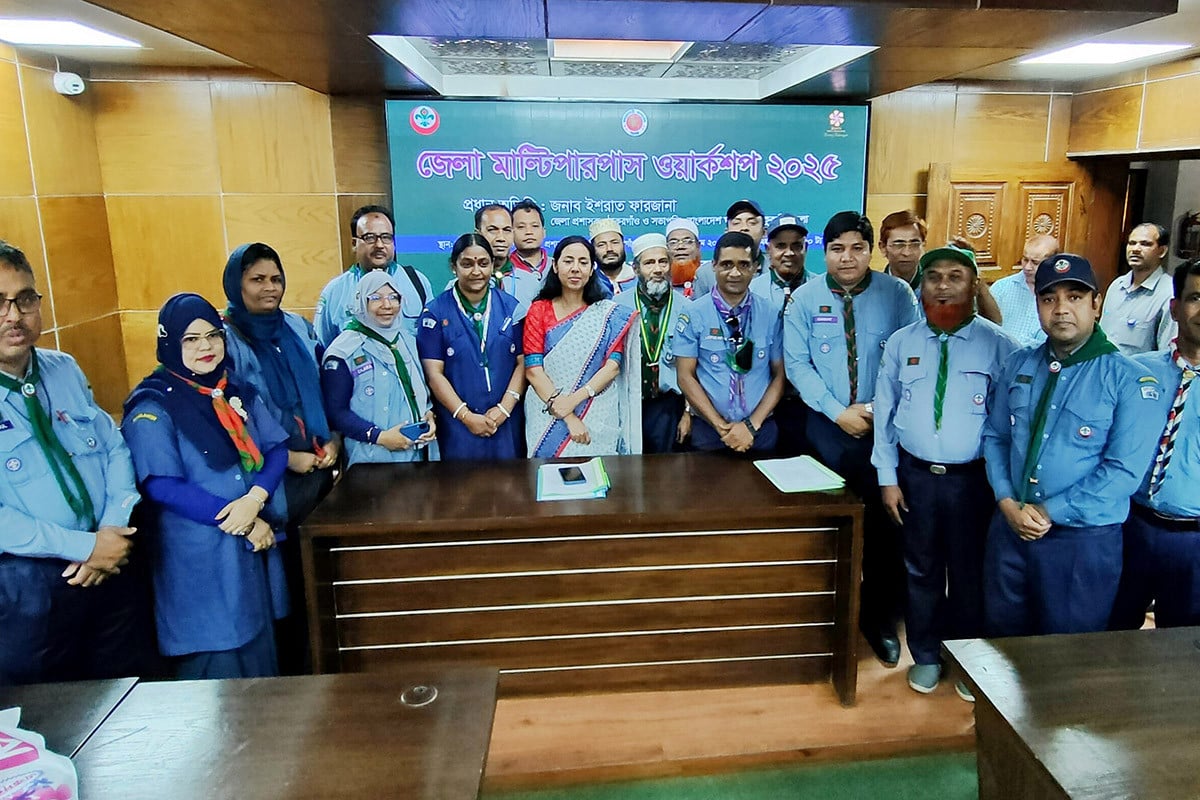 ঠাকুরগাঁওয়ে স্কাউটস'র মাল্টিপারপাস ওয়ার্কশপ