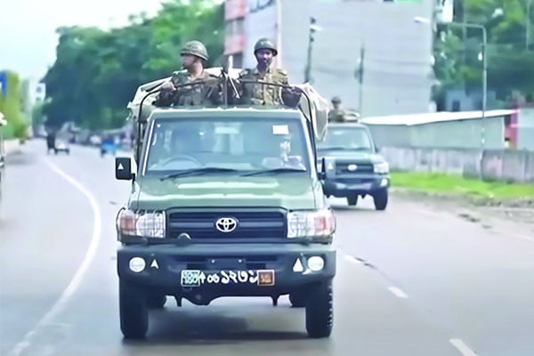 বাড়তি নিরাপত্তা সেনাবাহিনীর