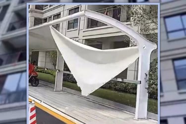 ১২ তলা থেকে পড়ে বেঁচে গেলেন তিনি