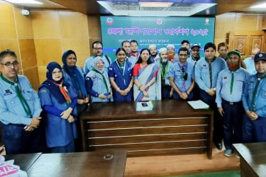 ঠাকুরগাঁওয়ে স্কাউটসের কর্মশালা