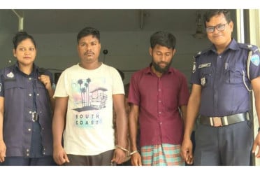 ব্রাহ্মণবাড়িয়ায় লাশবাহী অ্যাম্বুলেন্সে ডাকাতির ঘটনায় ২ ডাকাত গ্রেফতার
