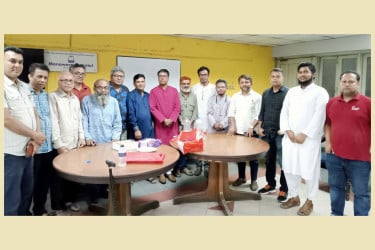 কিশোরগঞ্জ সাংবাদিক ফোরাম-ঢাকা’র নতুন কমিটির দায়িত্ব গ্রহণ