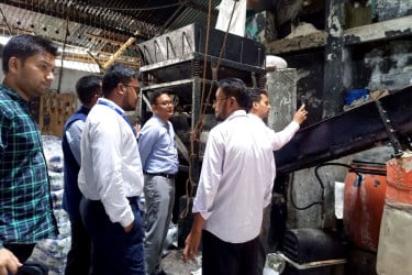 চাঁদপুরে ভ্রাম্যমান আদালতের অভিযানে লবণ মিলকে জরিমানা