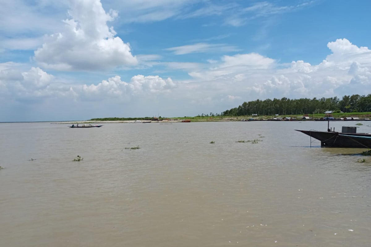 বগুড়ায় যমুনা ও বাঙালি নদীর পানি বিপৎসীমার কাছাকাছি