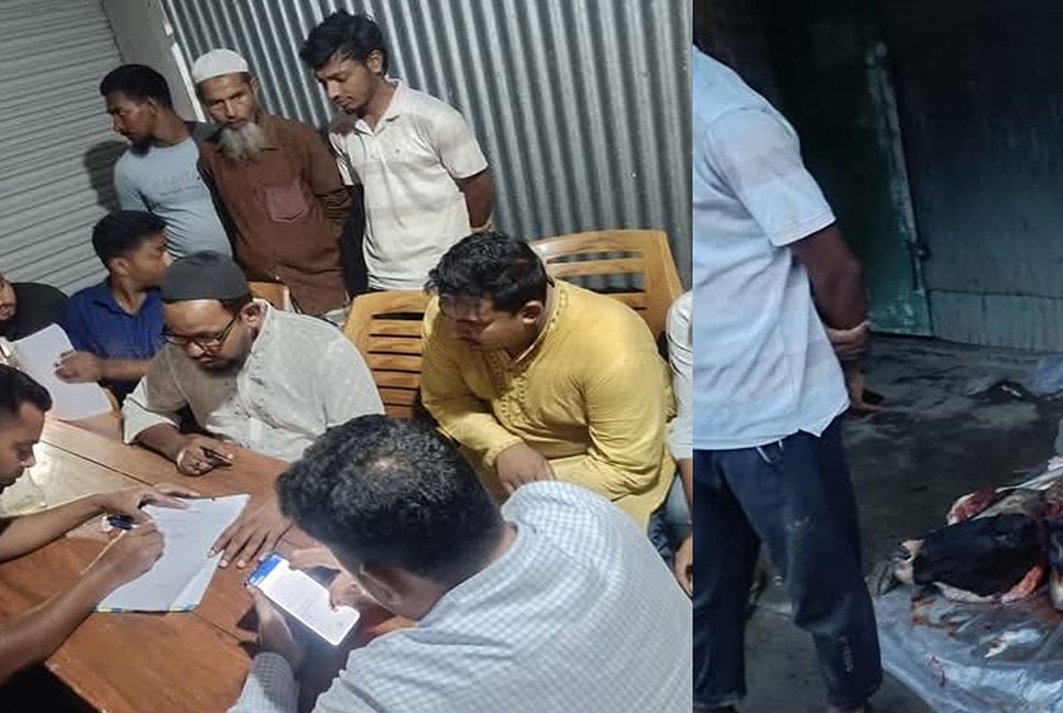 বোয়ালমারীতে মাংস বিক্রেতাকে জরিমানা