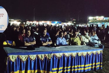 ঠাকুরগাঁওয়ে পুলিশের সচেতনতামূলক প্রচারণা