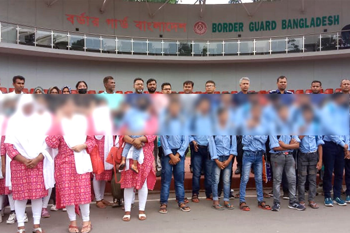 পাচার হওয়া ৩৬ নারী-কিশোর-শিশুকে হস্তান্তর করলো ভারত