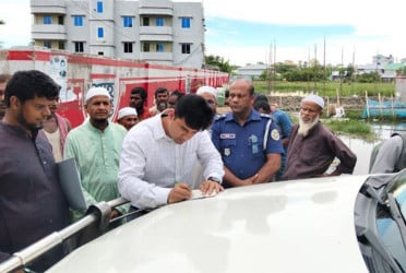 খালে স্থাপনা নির্মাণের দায়ে এক ব্যক্তিকে অর্থদণ্ড