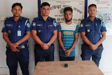আখাউড়ায় এক প্রতারক গ্রেফতার