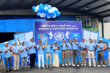 সিলেট সেনানিবাসে জাতিসংঘ শান্তিরক্ষী দিবস উদযাপন