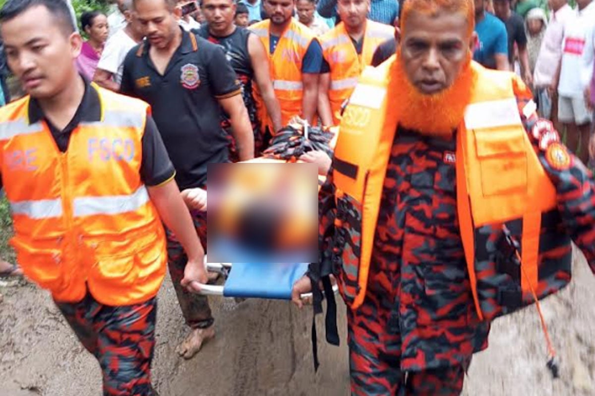 খাগড়াছড়িতে পাহাড়ী ঢলে দুজনের মৃত্যু